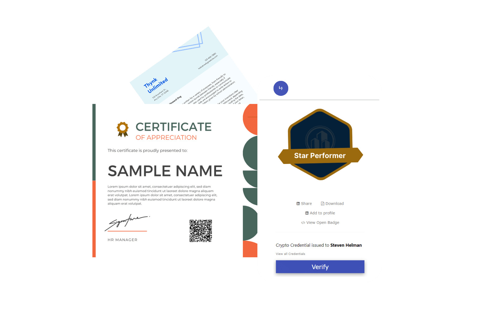 Digital Certificates and Badges