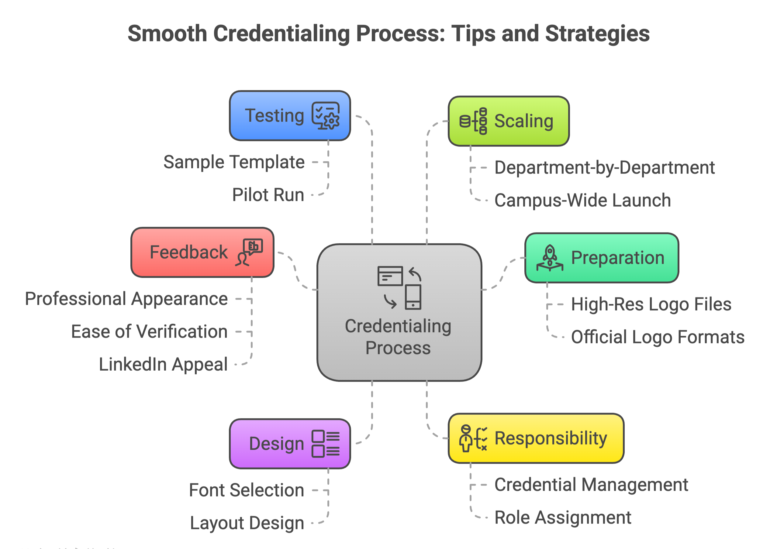 Strategies for a smooth credential process